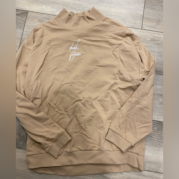 Women’s Dark Future Tan Cowl Neck Sweater   ASOS - Picture 1 of 4